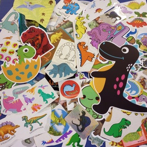 lot of dinosaur stickers 60 pieces!