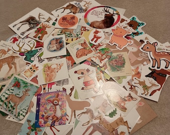 Deer Elk Moose sticker lot 92 pieces!