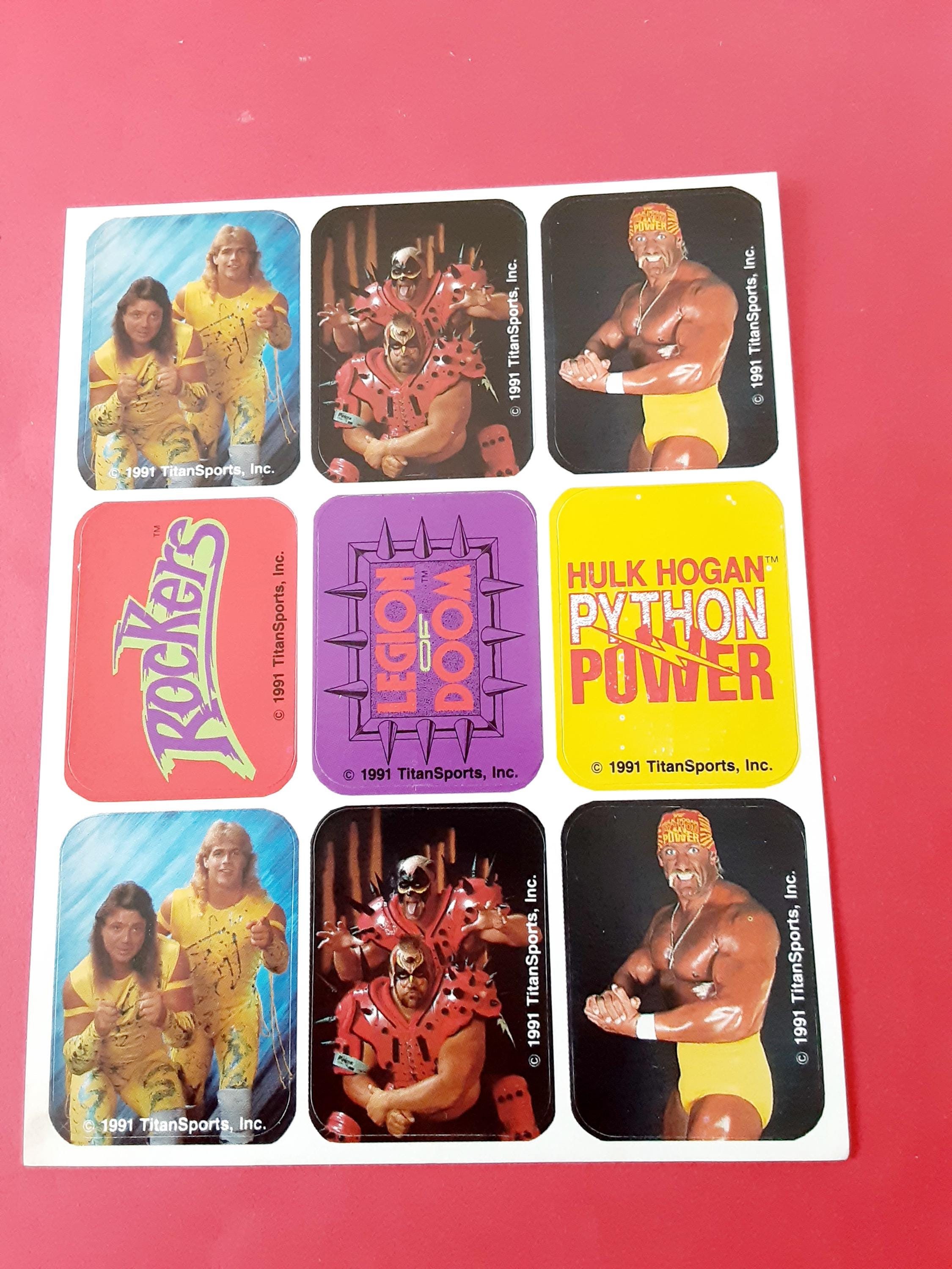 Wwf Wrestling Stickers - Etsy