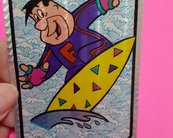 vintage prism Flintstones vending machine sticker