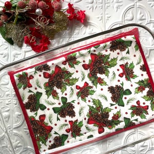 Handmade Oversized Fabric Hot Pad for Cooking and Baking Casseroles