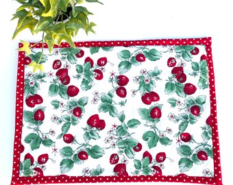 Hot Pads Handmade, Strawberry Kitchen Decor