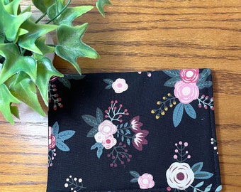 Women&#39;s Top Stub Checkbook Wallet Holder - Cute Fabric Design Gifts