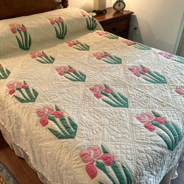 Iris Quilt Pattern Etsy