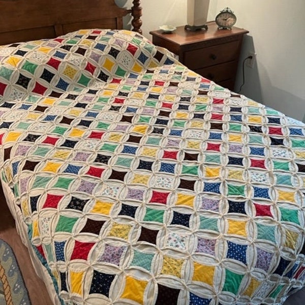 Cathedral Window Quilt Etsy