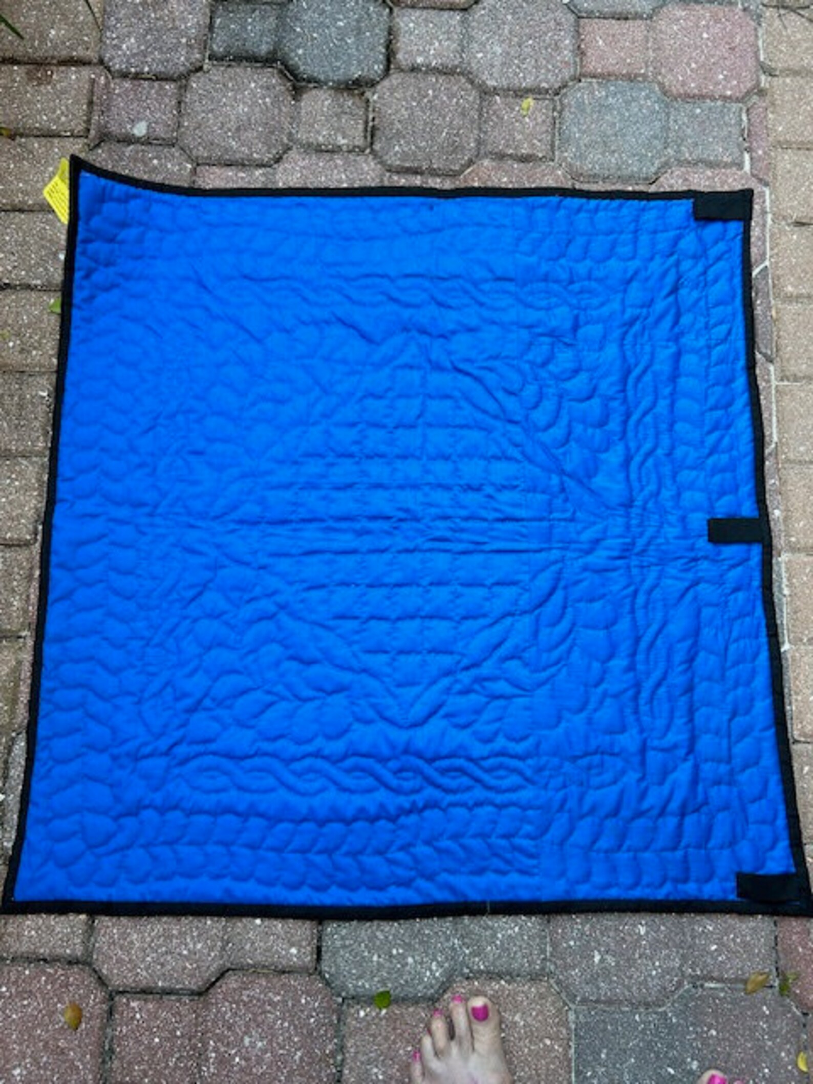 Vintage Amish Crib Quilt/wall Hanging Circa 1990'S, Vibrant Colors