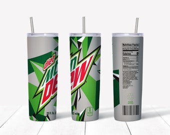 20 oz. Skinny Tumbler Diet Mountain Dew