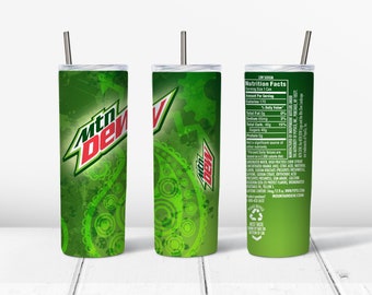 20 oz. Skinny Tumbler Mountain Dew