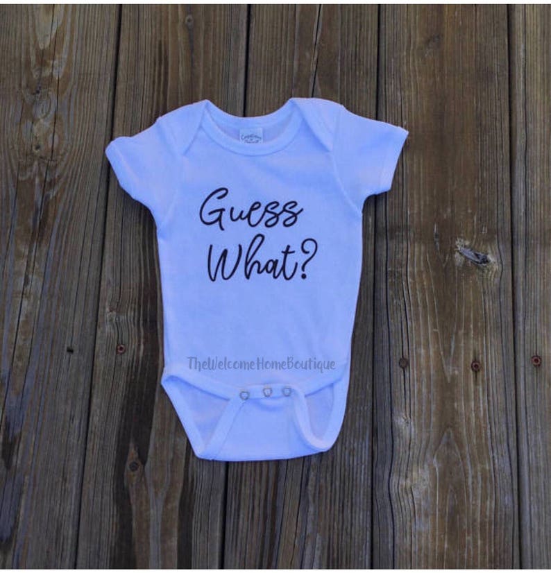 Baby Announcement Bodysuit Pregnancy Reveal Pregnancy Etsy