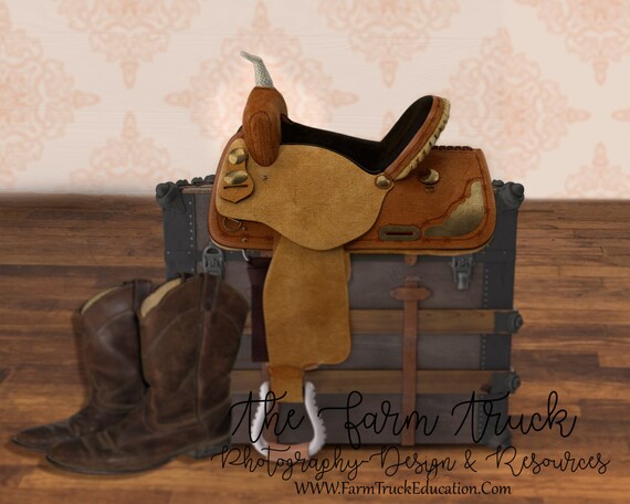 newborn digital backdrop newborn background saddle background cowboy boots cowboy cowgirl boy background girl background country themed backgrounds