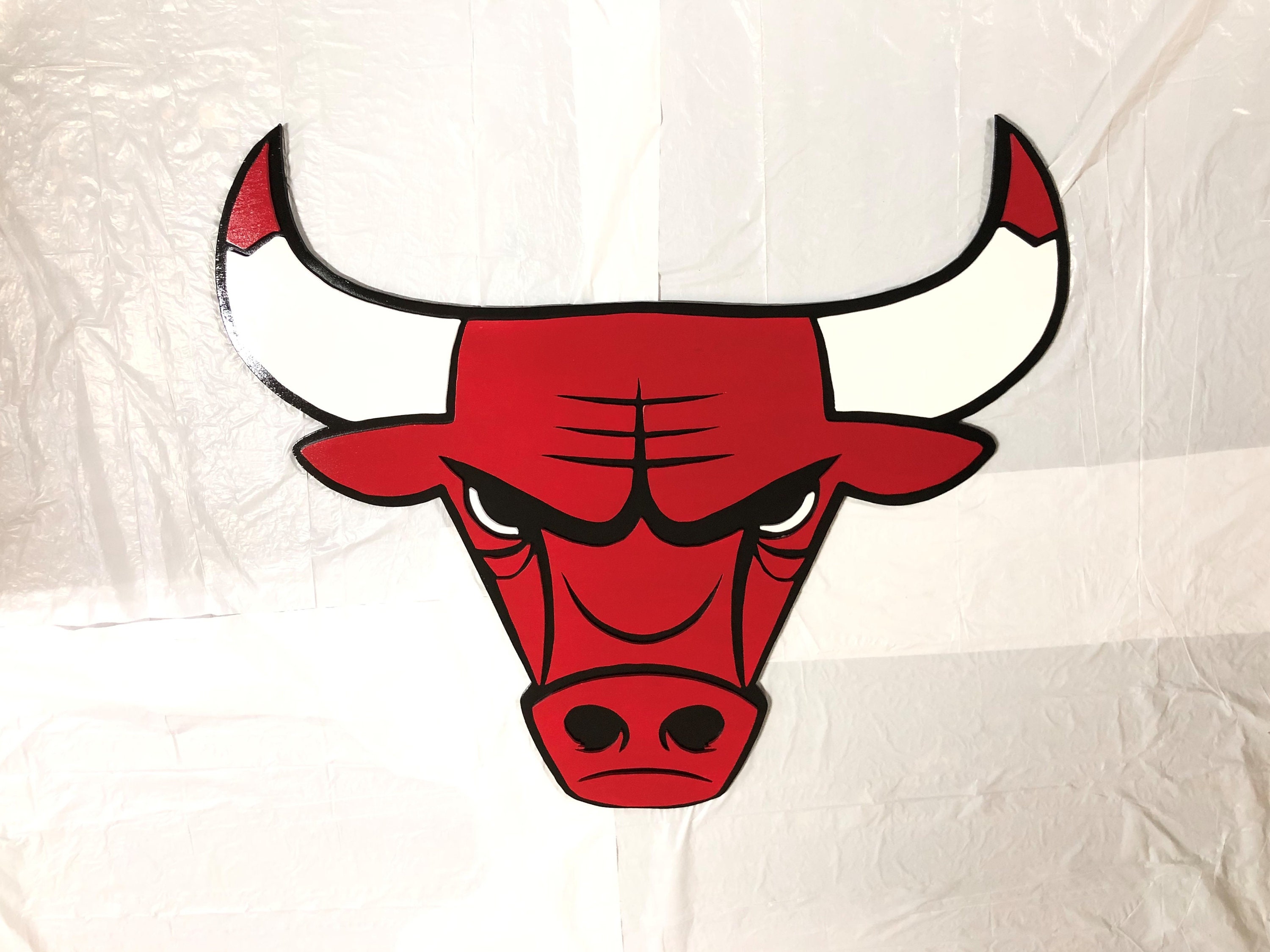 Chicago Bulls Sign Chicago Bulls Wall Decor Bulls Etsy