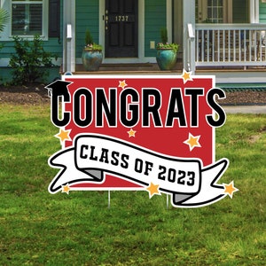 Graduation Lawn Signs, Yard Signs, Outdoor Lawn Decorations, Lawn Ornaments, College Graduation, High School Graduation, Class Of 2022