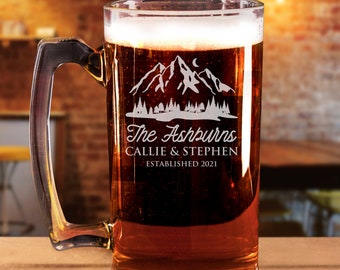 Beer Mugs, Outdoor Beer Mugs, Personalized Beer Glasses, Gifts For Men