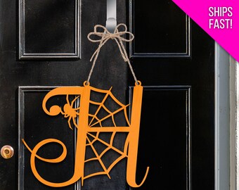 Happy Halloween  Door Hanger, Halloween Decoration, Personalized Halloween Door Hanger