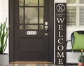 Welcome Sign, Welcome Sign Front Door, Farmhouse Welcome Sign, Front Porch Sign, Housewarming Gift, Porch Decor, Home Sign, Home Sweet Home