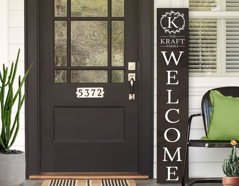 Welcome Sign, Welcome Sign Front Door, Farmhouse Welcome Sign, Front Porch Sign, Housewarming Gift, Porch Decor, Home Sign, Home Sweet Home