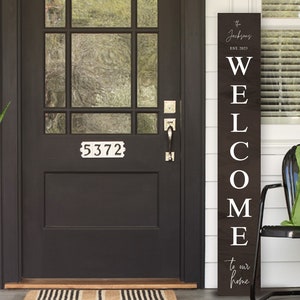 Welcome Sign, Welcome Sign Front Door, Farmhouse Welcome Sign, Front Porch Sign, Housewarming Gift, Porch Decor, Home Sign, Home Sweet Home