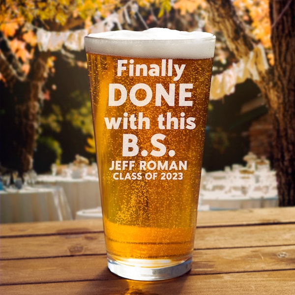 College Graduation Gift, Graduation Beer Glass, Pint Glass, Graduation Gift, College, Grad Gift, Graduation Gift, Reunion, Class Of 2022