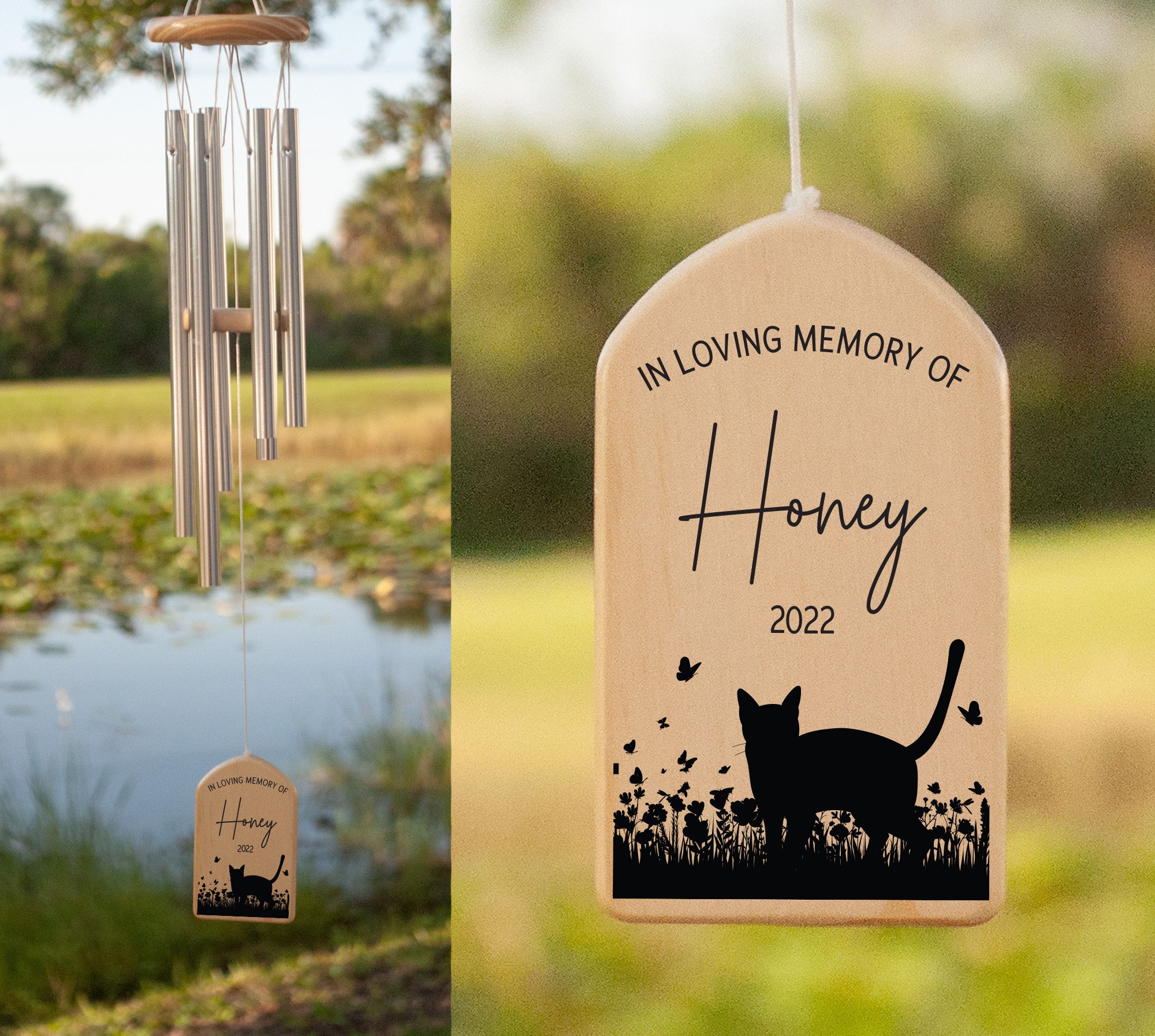 Pet Memorial Wind Chimes Personalized Wind Chimes Dog Etsy