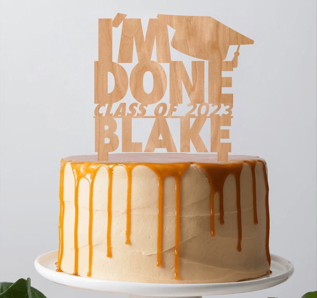 Graduation Cake Topper, Custom Graduation Topper, Graduation Decor