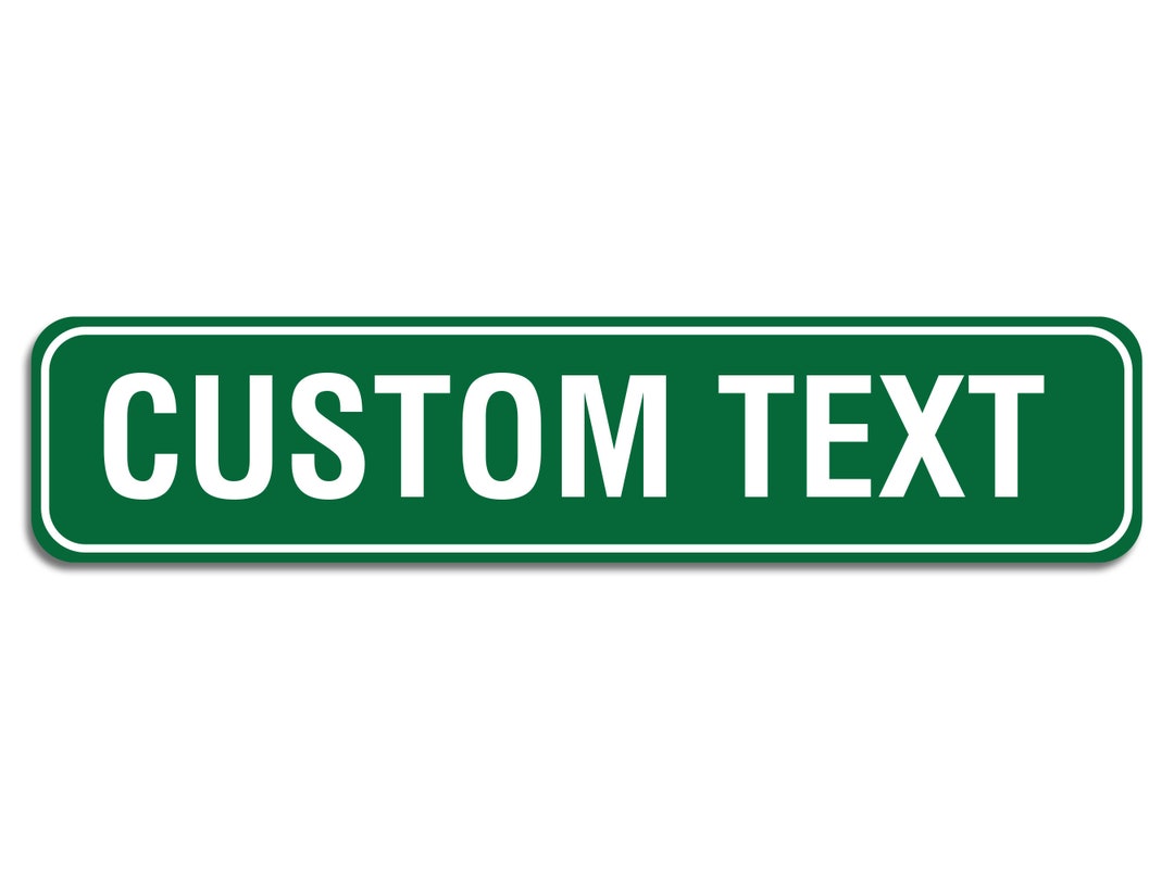 KANDYTOWN SIGN – Sign Few Colors Pedestrian Crossing Sign, SKU: K-1999