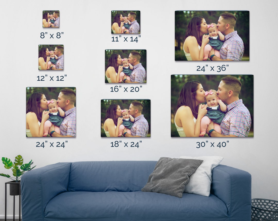Personalized Custom Canvas Prints (Framed Canvas, 8x8) - Turn Photos into  Stunning Framed Wall Art - Perfect for Home Decor, Gifts & Keepsakes 
