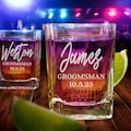 Groomsmen Shot Glasses, Personalized Shot Glasses, Wedding Shot Glasses, Groomsmen Gifts, Custom Shot Glass, Groomsmen Gift Idea