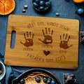 Fathers Day Cutting Board, Gift For Dad, Dad Gift, Walnut - Cherry - Maple - Fathers Day Gift, Gift For Fathers Day, Kids Gift For Dad