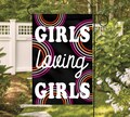 Girls Loving Girls, Gay Pride Garden Flag, Lesbian Outdoor Garden Flags, Rainbow Pride Flag, Garden Flag, WLW Flag, LGBTQ+