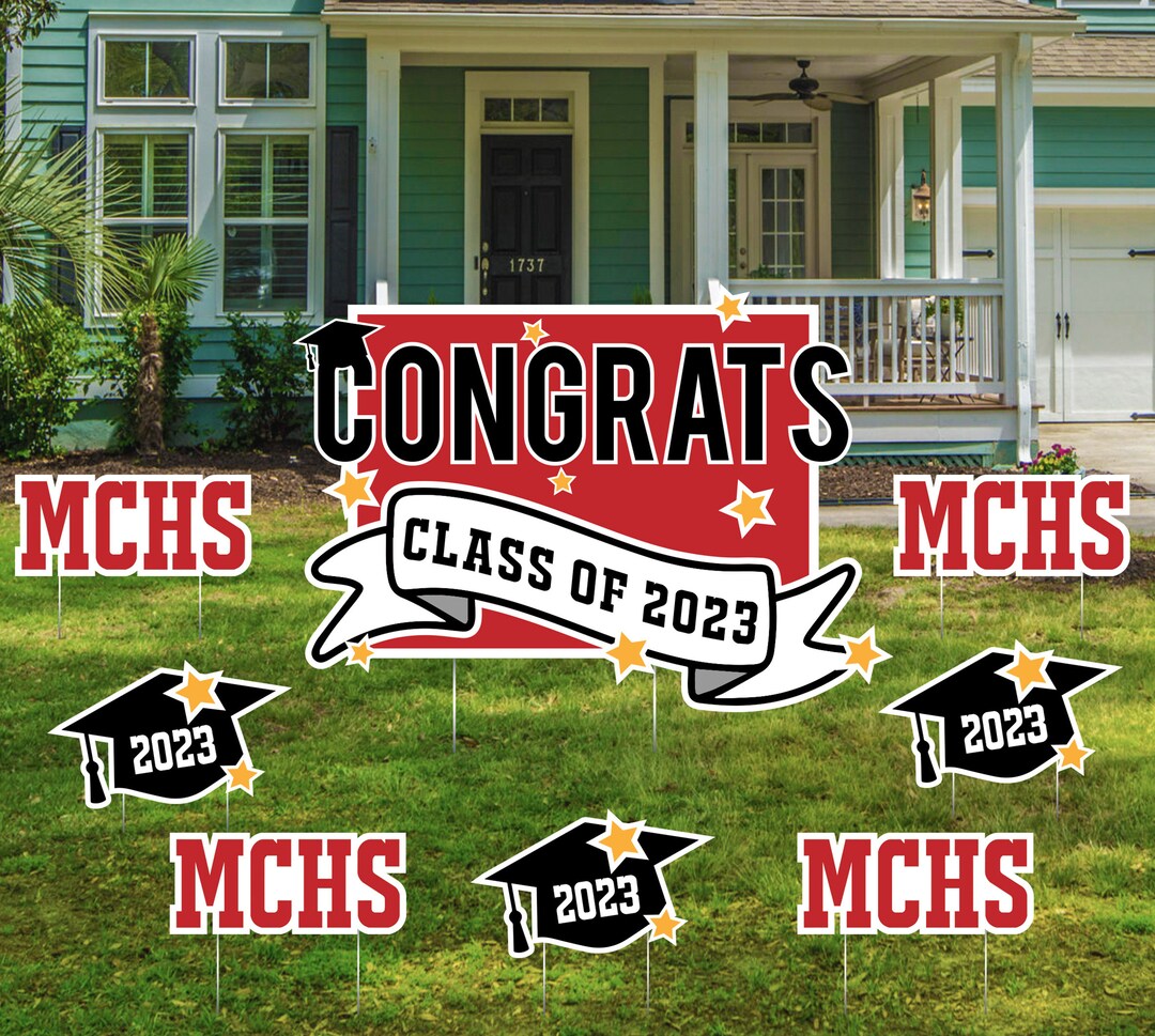 Graduation Lawn Signs, Yard Signs, Outdoor Lawn Decorations, Lawn
