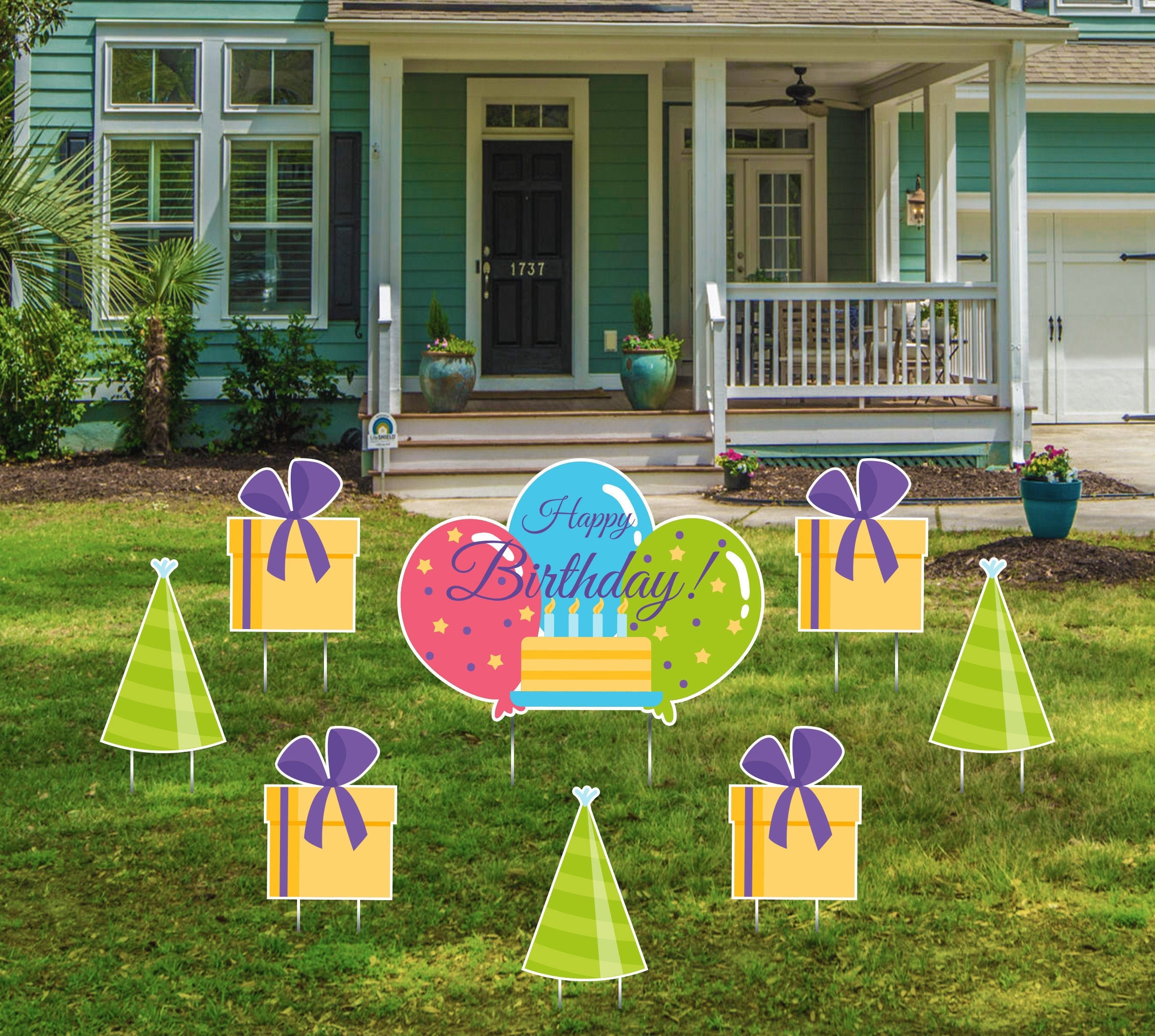 21st Birthday Happy Birthday Lawn Signs 30th 18th Birthday Yard Signs Outdoor Lawn Decorations Happy Birthday Lawn Ornaments 40th