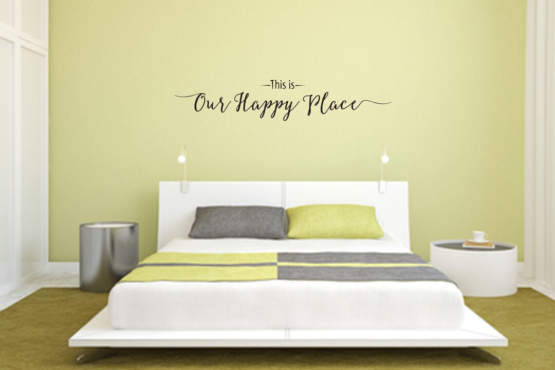 This is Our Happy Place Wall Decal Great for Home Bedroom Etsy