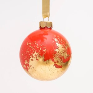 LARGE Globe Inspired Ornament — Poppy Red