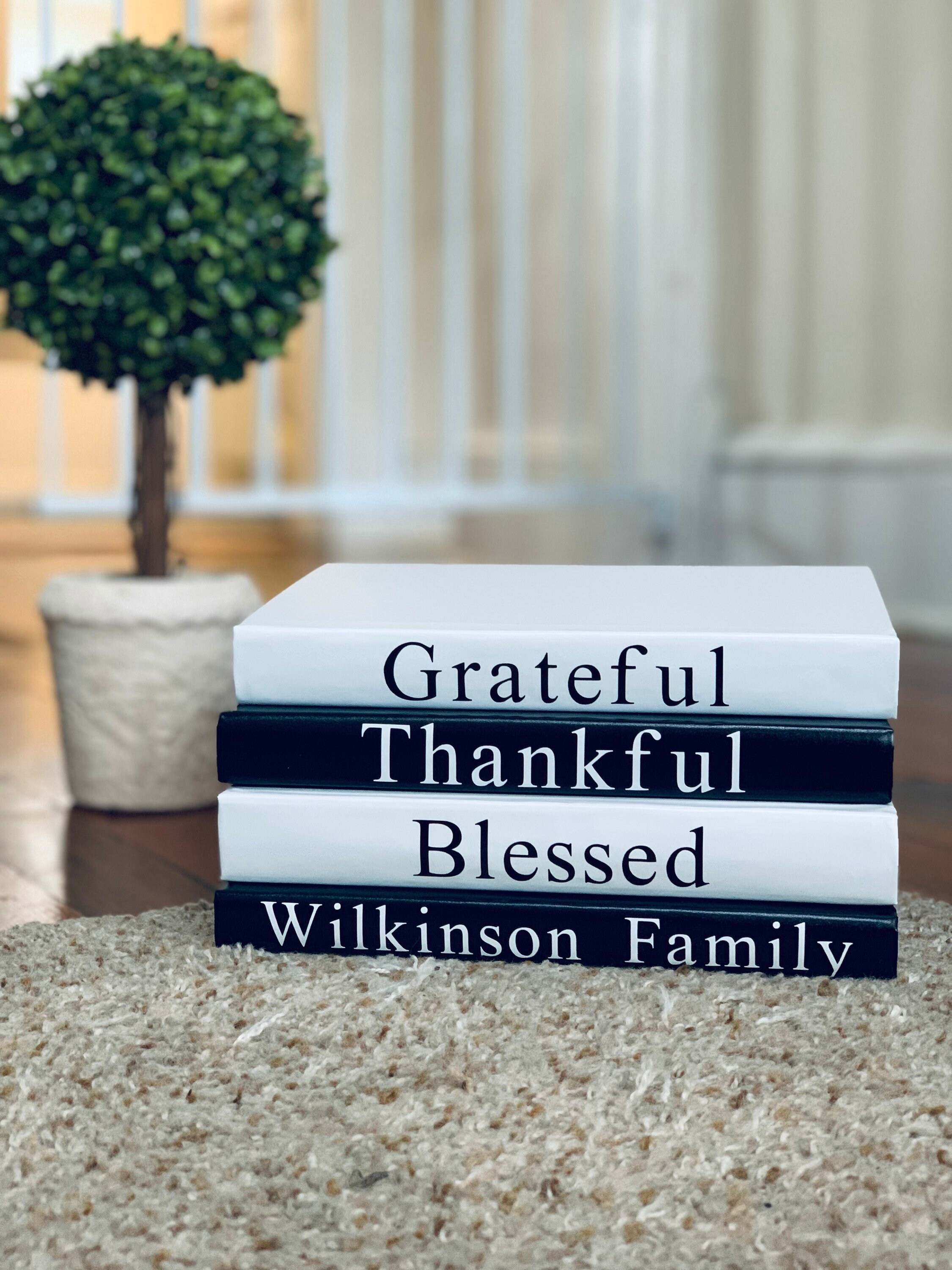 Set of 4 Decorative Coffee Table Books Etsy