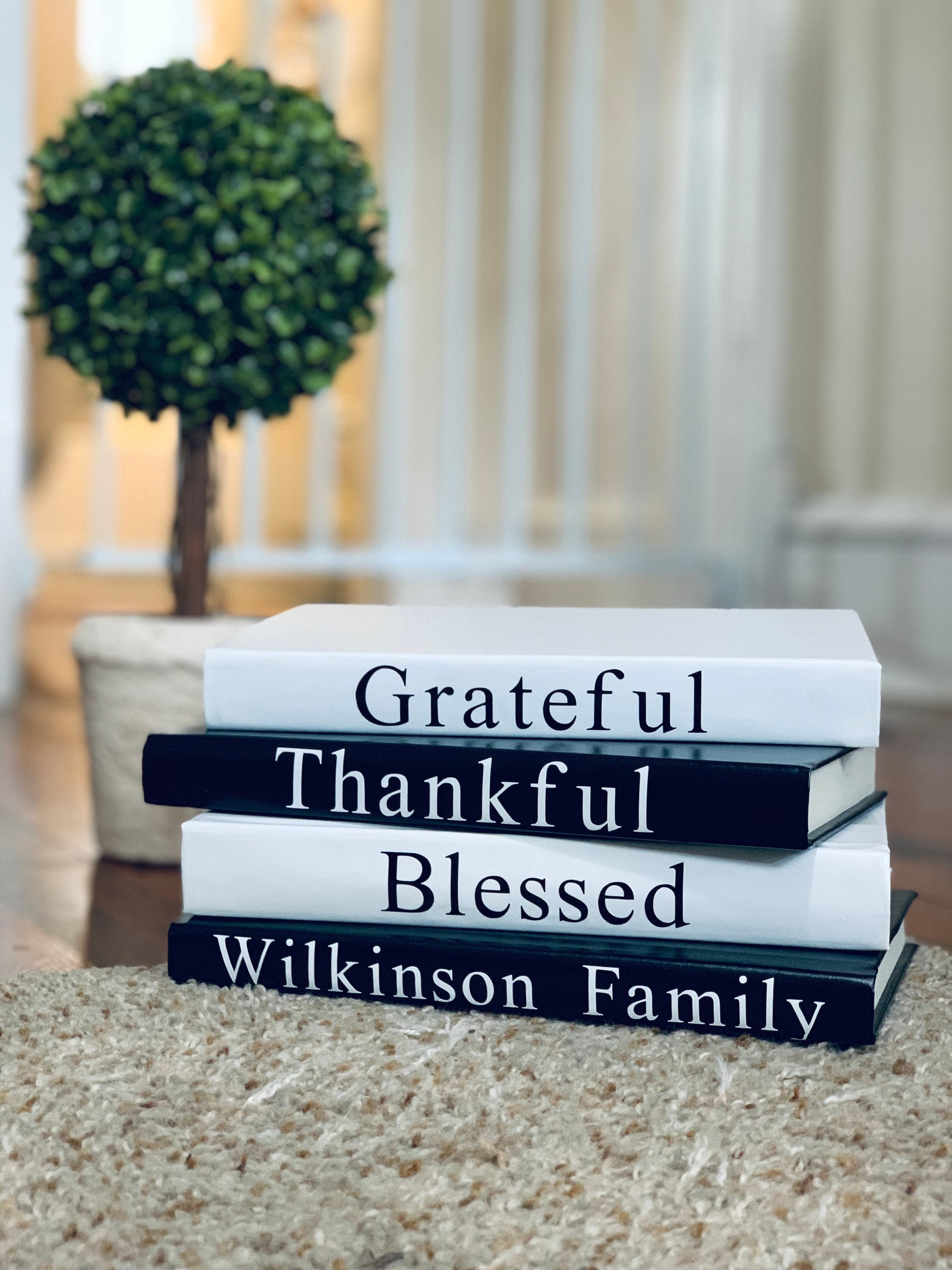 Set of 4 Decorative Coffee Table Books Etsy