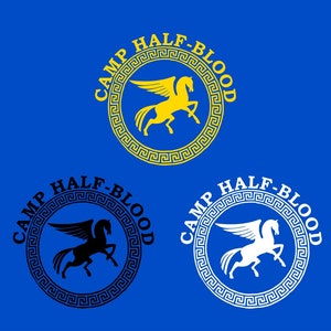 logotipo del campamento mestizo de hierro en