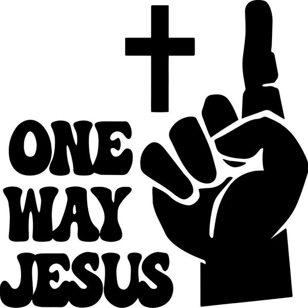 Jesus Revolution svg one way Jesus Instant Download SVG PNG digitaler Download