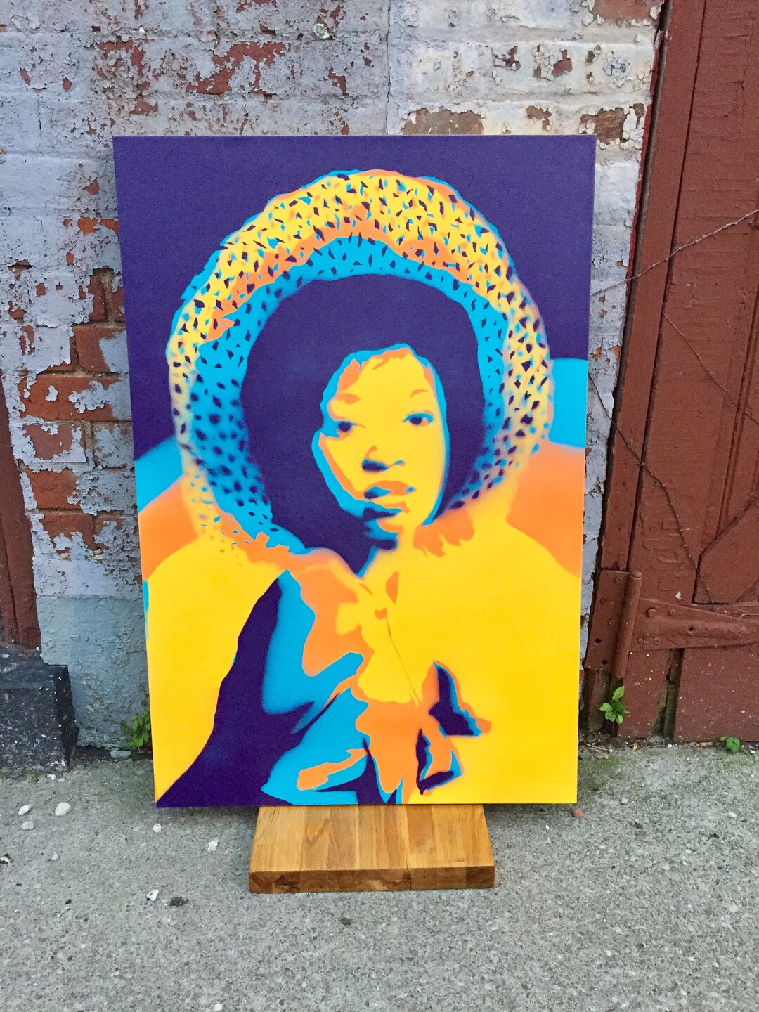 Graffiti Art Canvas, Original Design Graffiti Stencil Art Etsy