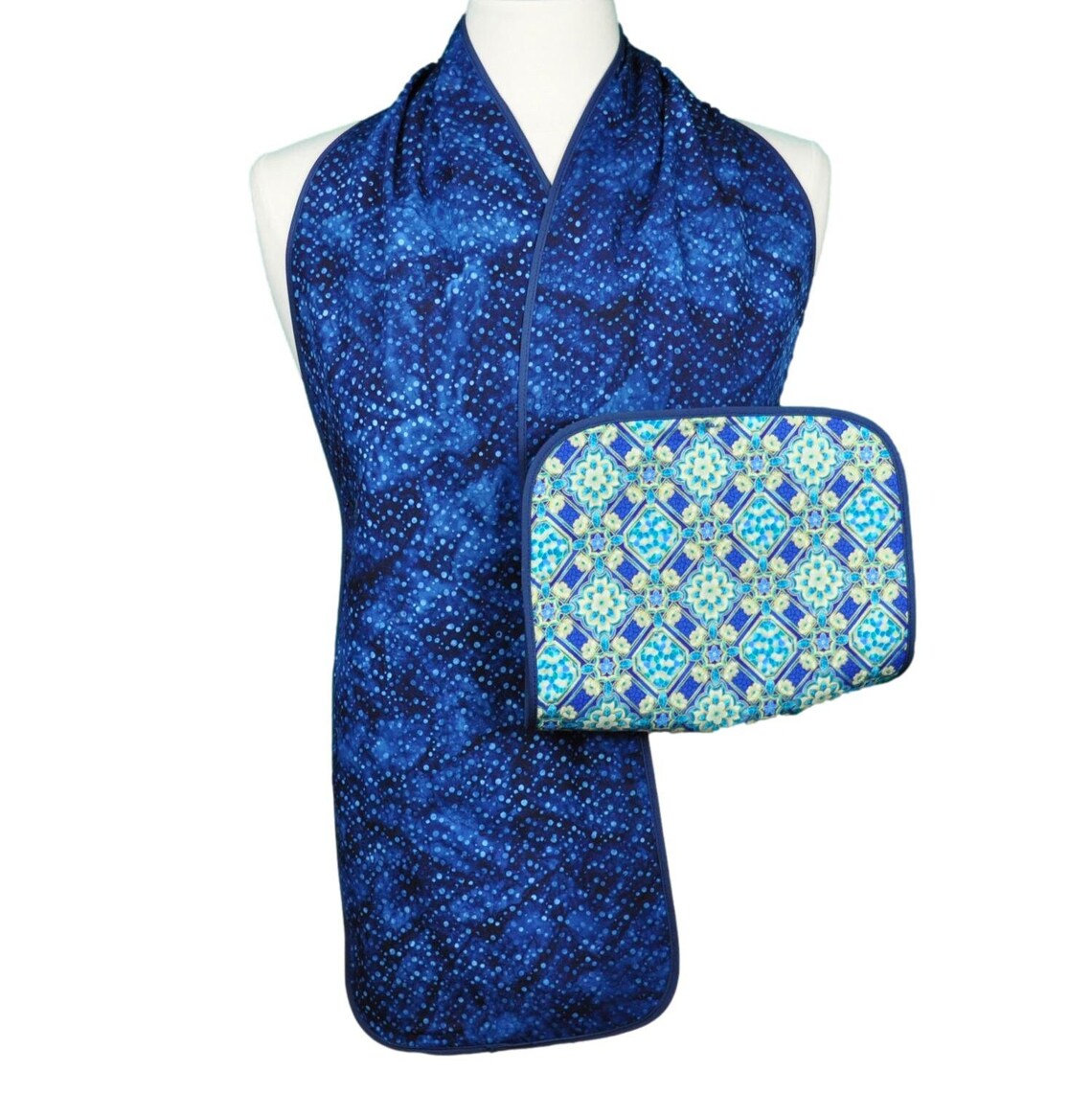 Dignified Dining Scarves® Adult Bib, Clothing Protector, Reversible Etsy