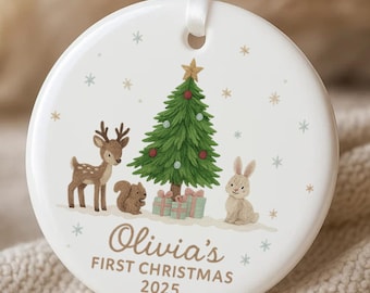 baby's first christmas ornament personalized, babies 1st year gift, Comes with Giftbox