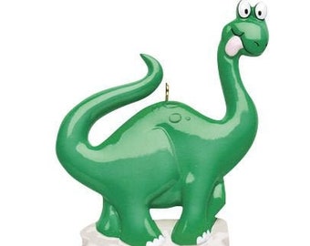 Personalized Dinosaur Ornament Custom Christmas Ornament, Gift for kids, Kid Ornament