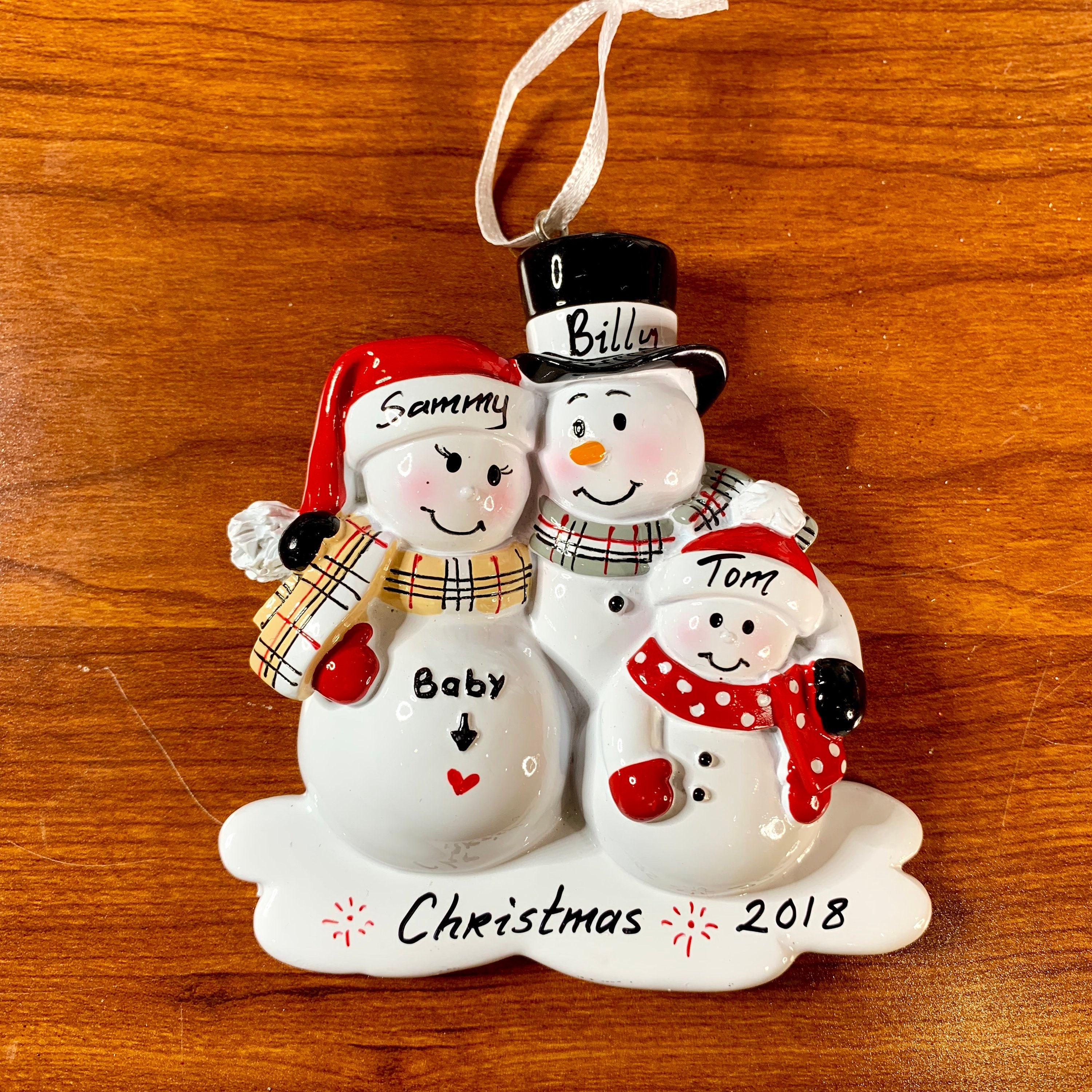 3 Expecting Family Personalized Ornament Baby Expecting Etsy