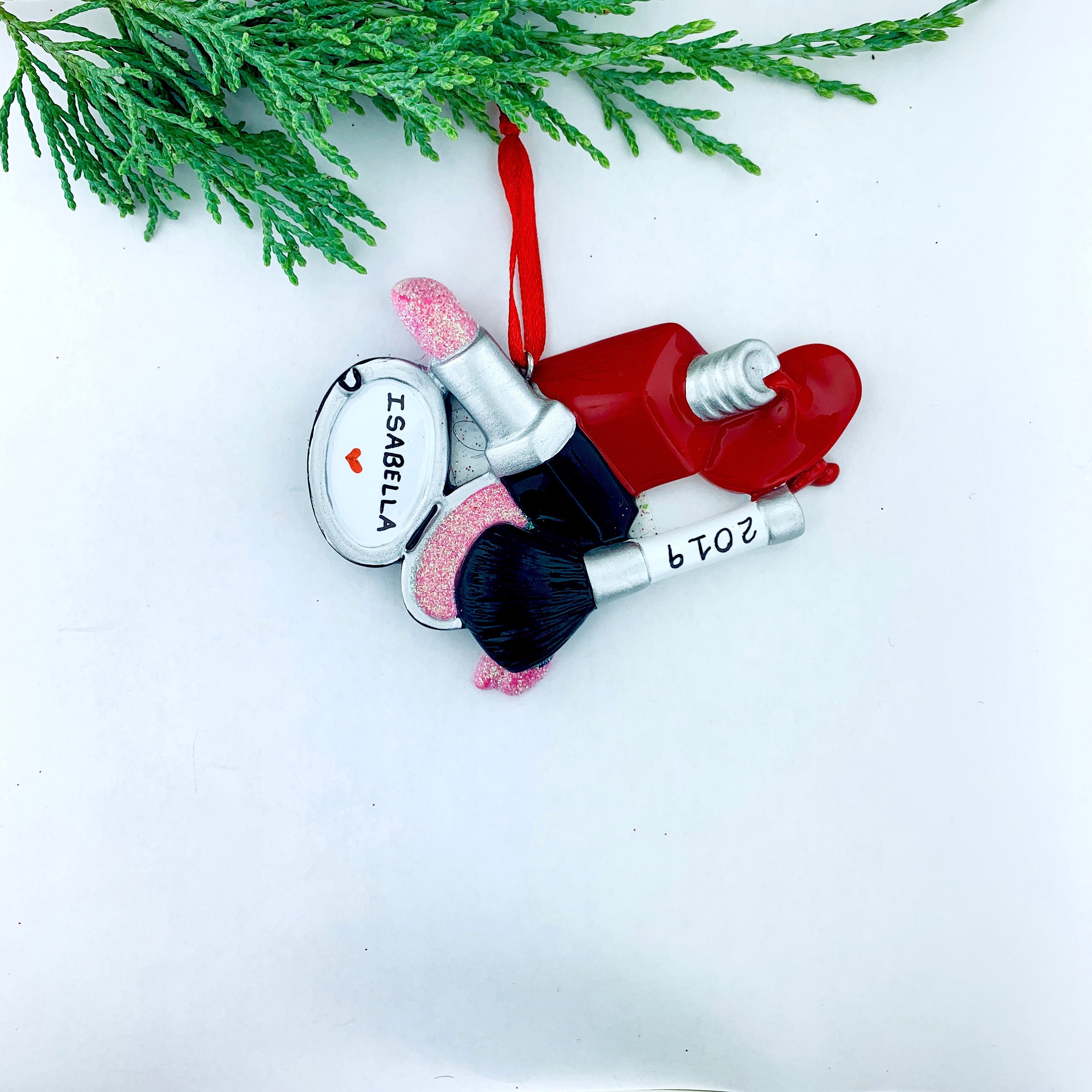 Makeup Personalized Christmas Ornament Gift for Makeup Etsy