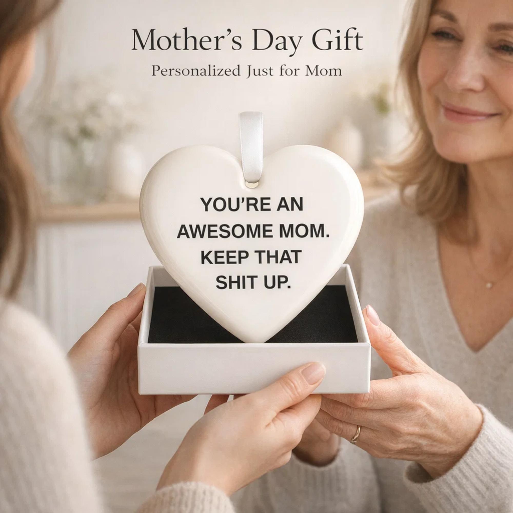 Dear Mom Mothers Day Gift, Keepsake Ornament for Mum, Gift for Grandma ...