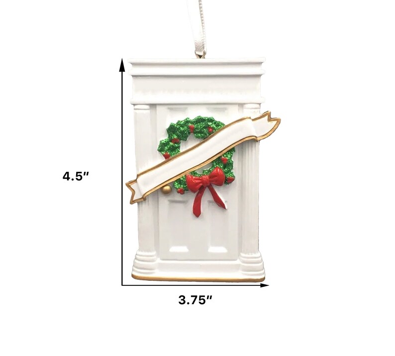New Home Ornament, Personalized Our First Home Ornament, Housewarming Christmas gift, New House Gift, Keepsake Ornament for Home Owners image 4