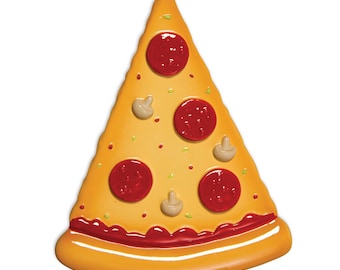 Pizza Slice Christmas Ornament, Name Personalized Decor