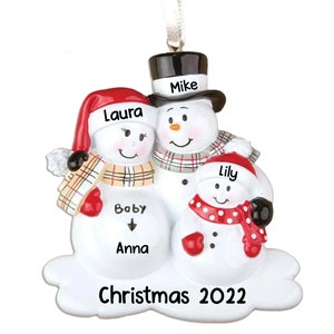 Expecting Family Personalized Christmas Ornament, Baby Expecting Ornament, We&#39;re Expecting Pregnancy Ornament, Pregnant Ornament