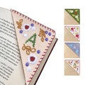Handmade Embroidered Corner Page Bookmark, A to Z letters Personalized Bookmark, Handmade Gift for Booklovers, Mom Gift product logo