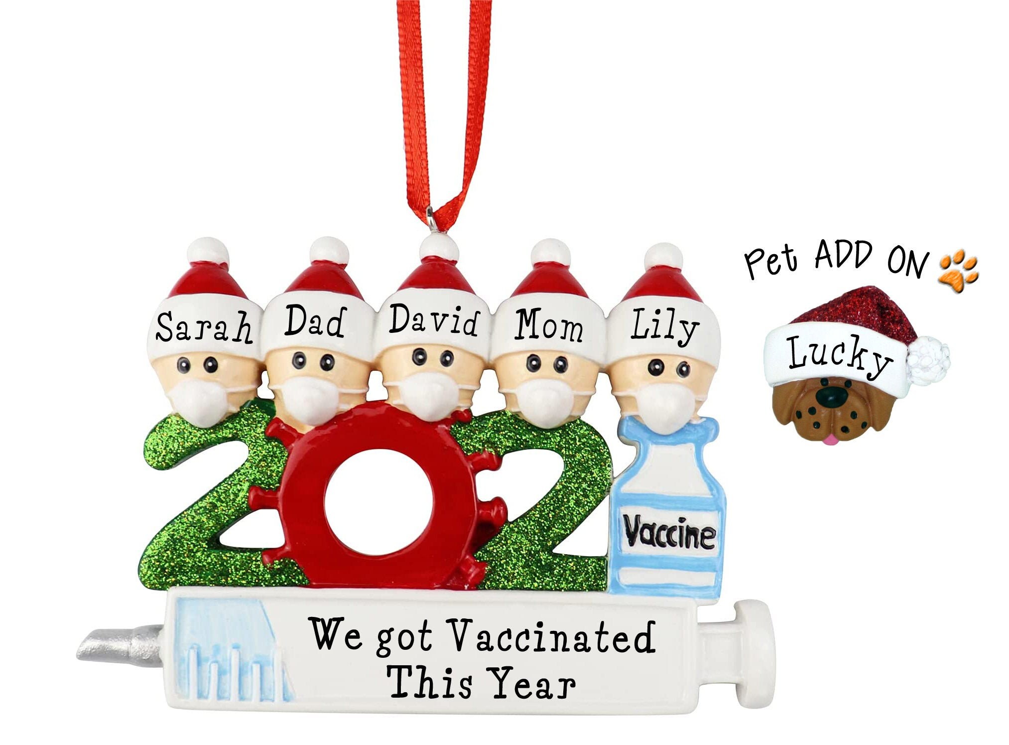 2022 Christmas Ornaments Covid 2022