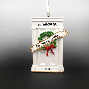 New Home Ornament, Personalized Our First Home Ornament, First Christmas in New Home, New House Gift, Keepsake Ornament for Home Owners 2024